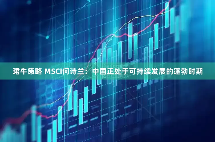 珺牛策略 MSCI何诗兰：中国正处于可持续发展的蓬勃时期