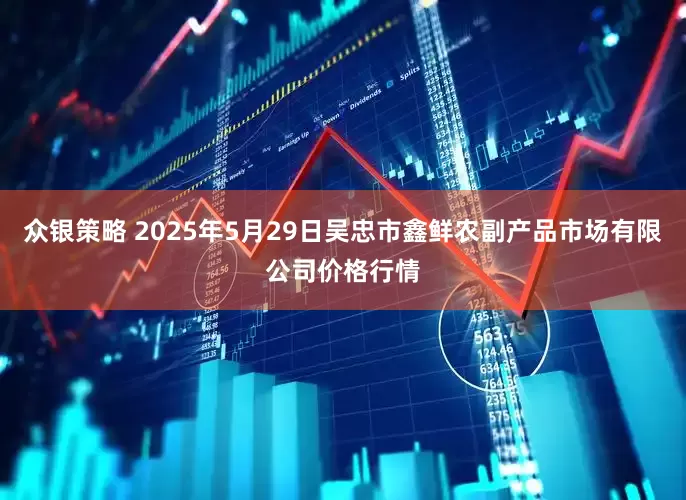众银策略 2025年5月29日吴忠市鑫鲜农副产品市场有限公司价格行情